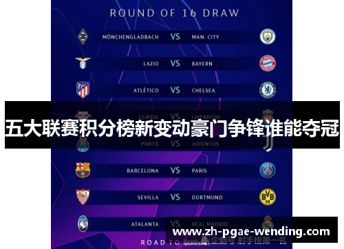 五大联赛积分榜新变动豪门争锋谁能夺冠